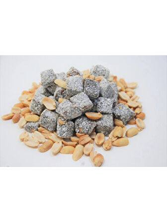 Arkanzade Çifte Kavrulmuş Yer Fıstıklı Hindistan Cevizli Lokum 1kg
