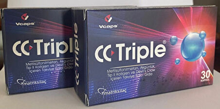 MATRİKS CC TRIPLE 30 KAPSÜL( 2 Lİ PAKET)