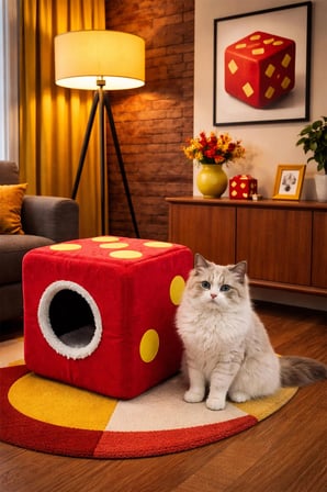 Zar Model Kedi ve Köpek Yatağı (Şans yanınızda olsun)