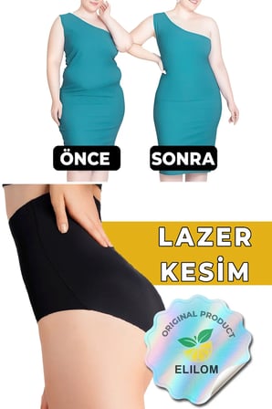 Toparlayıcı Slip Korse Hayalet Dikişsiz Lazer Kesim Yüksek Bel Göbek Alt Karın Sıkılaştırıcı