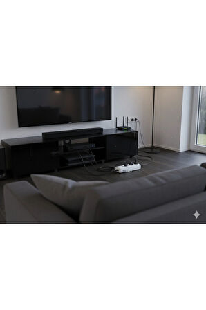 HV4330.3 – 3 Metre Kablolu 3’lü Topraklı Grup Priz (3×1mm²)