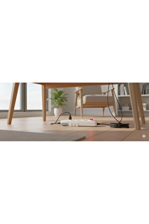 HV4331.3 – 3 Metre Kablolu Anahtarlı 3’lü Topraklı Grup Priz (3×1mm²)