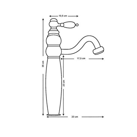 FONTANA LAVABO BATARYASI KROM FL-0021