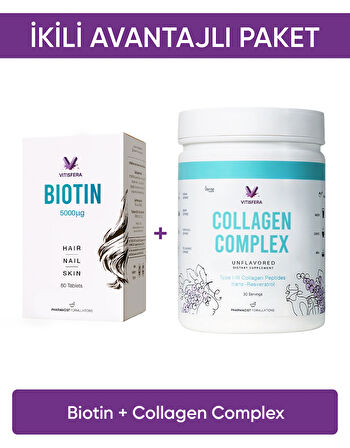İkili Avantajlı Paket 4 (Biotin + Collagen Complex)