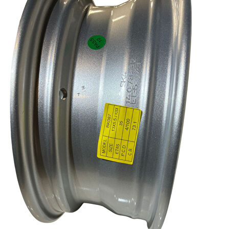 BK-087 5.5*13 4*100 ET35 73.1 SILVER JANT  2 li Takım