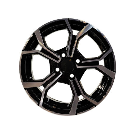 SONİC 7516 6.5*15 4*100 ET35 BLACK MACK JANT 4 lü Takım