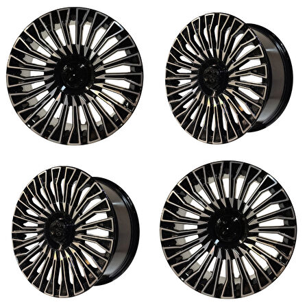 4 lü Takım SONİC 1023 8*18 5*112 ET38 66.6 BLACK MACK JANT