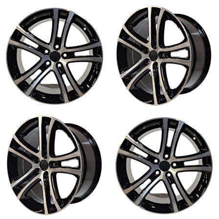 4 lü Takım SONİC 1032 8*18 5*112 ET40 73.1 BLACK MACK JANT 