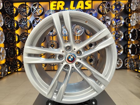 4 Adet BMW ORIJINAL 8.5*20 5*120 ET33 72.6 SILVER JANT REVİZE EDİLMİŞ (Takım)