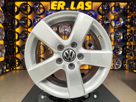 4 Adet VOLKSWAGEN ORIJINAL 6.5*16 5*112 ET50 57.1 SILVER JANT REVİZE EDİLMİŞ (Takım)