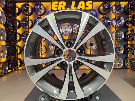 4 Adet ALFA ROMEO ORIJINAL 7*16 5*110 ET41 65.1 GUN MACK JANT REVİZE EDİLMİŞ (Takım)