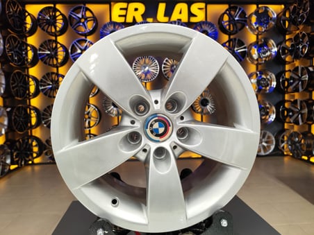 4 Adet BMW ORIJINAL 7*16 5*120 ET20 72.6 SILVER JANT REVİZE EDİLMİŞ  (Takım)