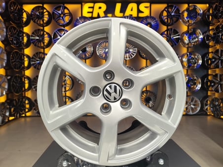 4 Adet VOLKSWAGEN POLO ORIJINAL 6*15 5*100 ET40 57.1 SILVER JANT REVİZE EDİLMİŞ (Takım)