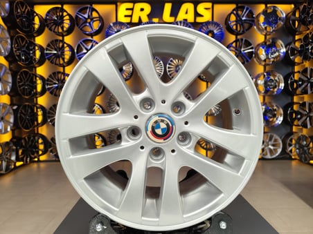 4 Adet BMW ORIJINAL 7*16 5*120 ET34 72.6 SILVER JANT REVİZE EDİLMİŞ (Takım)