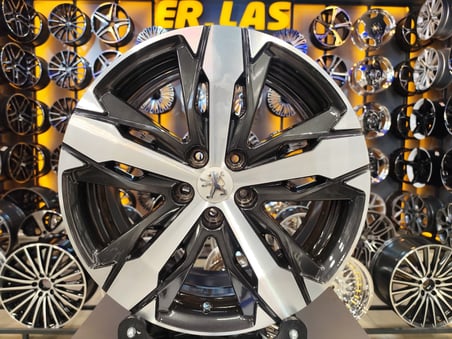 4 Adet PEUGEOT ORIJINAL 7.5*18 5*108 ET49 65.1 GUN MACK JANT REVİZE EDİLMİŞ (Takım)