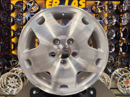4 Adet FORD ORIJINAL 6*15 5*108 ET52.5 63.4 SILVER JANT REVİZE EDİLMİŞ (Takım)