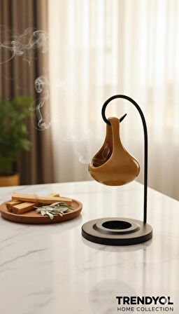 Seramik Askılı Buhurdanlık Bal Karamel – Aromaterapi