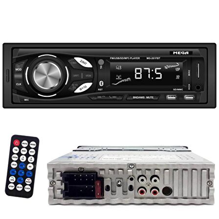 OTO TEYP 4X50W BT/2XUSB/SD/FM/AUX MEGA VM-303