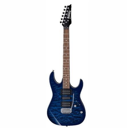 ibanez GRX70QA-TBB Elektro Gitar Tra. Blue Burst Mavi Siyah
