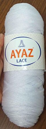 Beyaz Renk Polyester Ribbon İp