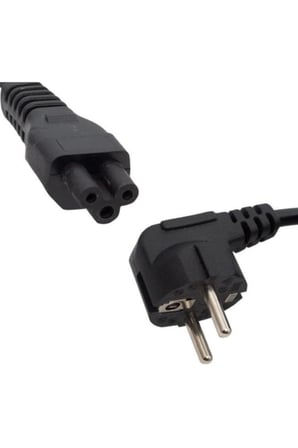 Premium 1.8m Topraklı Yonca Power Kablosu (0.75mm² Saf Bakır)