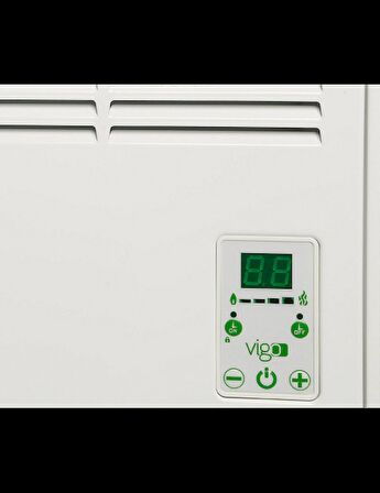 EPK4570E15B ivigo Elektrikli Panel Konvektör Isıtıcı Dijital 1500 Watt Beyaz