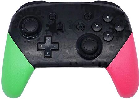 Cosmostech Switch Ve Pc Uyumlu Pro Controller Kablosuz Oyun Kolu Yeşil-Pembe