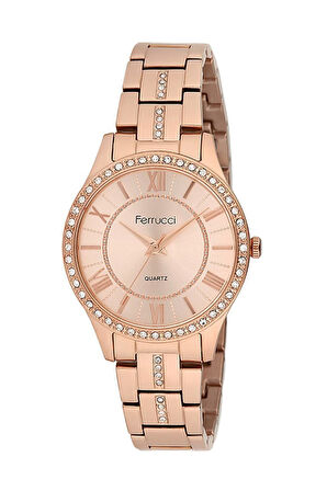 Ferrucci Bronz Çelik Kadın Kol Saati 124592