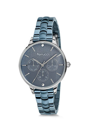 Ferrucci Mavi Renk Çelik Kadın Kol Saati 128514