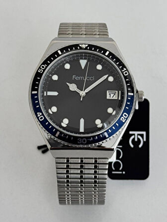 FERRUCCİ ERKEK KOL SAATİ ÇELİK KASA 30 METRE SUYA DAYANIKLI