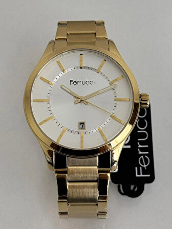 FERRUCCİ ERKEK KOL SAATİ ÇELİK KASA 30 METRE SUYA DAYANIKLI