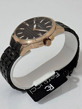 FERRUCCİ ERKEK KOL SAATİ TAKVİMLİ ÇELİK KASA 30 METRE SUYA DAYANIKLI