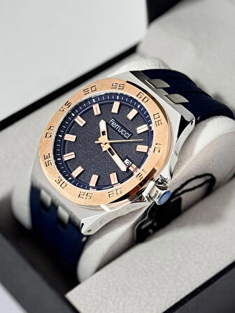 FERRUCCİ ERKEK KOL SAATİ ÇELİK KASA 30 METRE SUYA DAYANIKLI