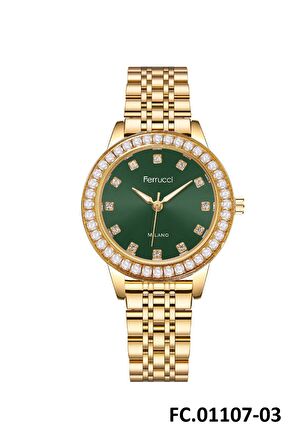 FRC.FT.1.303 Ferrucci Çelik Kordon 30 Mt Suya Dayanıklı Yeni Sezon Şık Tasarım Kadın Kol Saati
