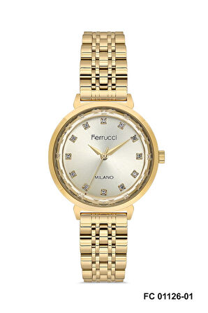 Ferrucci FC01126M.01 Altın Renk 33 mm Kadın Kol Saati
