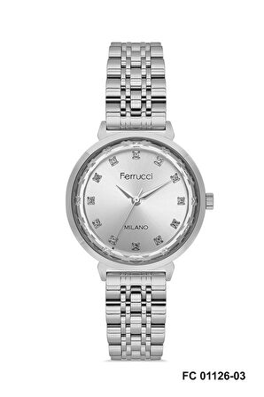 Ferrucci FC01126M.03 Gümüş Renk 33 mm Kadın Kol Saati
