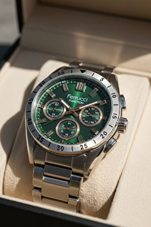 Ferrucci Gümüş Çelik Kordon Erkek Kol Saati L03553M.04 