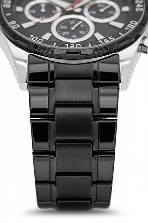 Ferrucci Siyah Çelik Kordon Erkek Kol Saati L03577M.03 