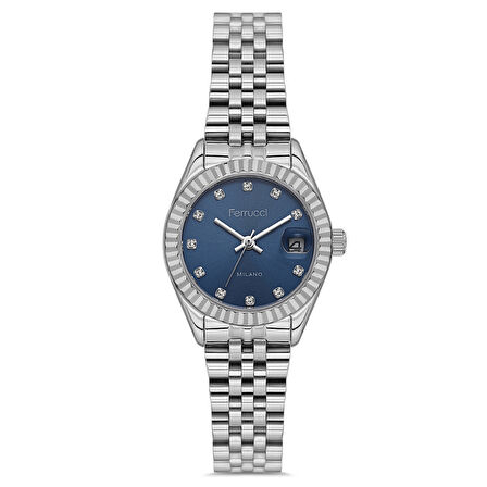 Ferrucci FER.03591M.01 Çelik Kordon Kadın Kol Saati