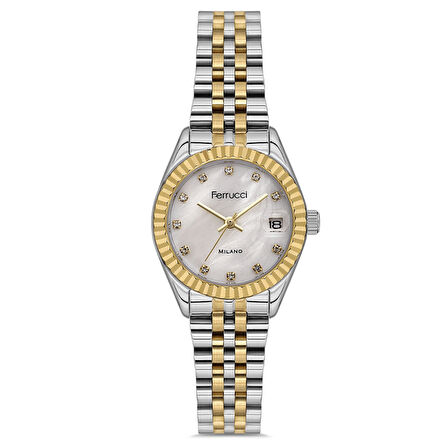 Ferrucci FER.03591M.05 Çelik Kordon Kadın Kol Saati