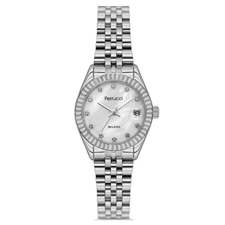 Ferrucci FER.03591M.07 Çelik Kordon Kadın Kol Saati