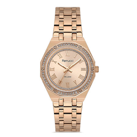 Ferrucci FER.03584M.04 Çelik Kordon Kadın Kol Saati