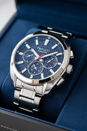 Ferrucci Gümüş Çelik Kordon Erkek Kol Saati L03349FM.2 