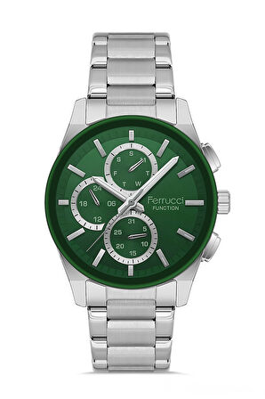 Ferrucci Gümüş Çelik Kordon Erkek Kol Saati L03595FM.3 