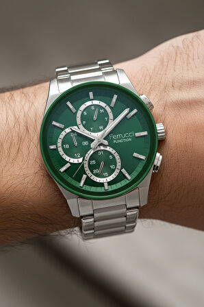 Ferrucci Gümüş Çelik Kordon Erkek Kol Saati L03595FM.3 