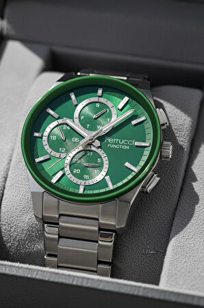 Ferrucci Gümüş Çelik Kordon Erkek Kol Saati L03595FM.3 