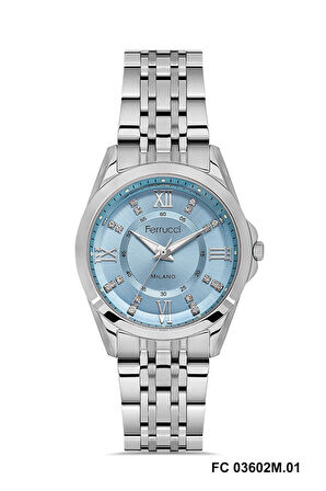 Ferrucci FC03602M.01 Gümüş Renk 30 mm Kadın Kol Saati