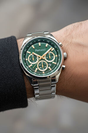 Ferrucci Gümüş Çelik Kordon Erkek Kol Saati L03616M.04 