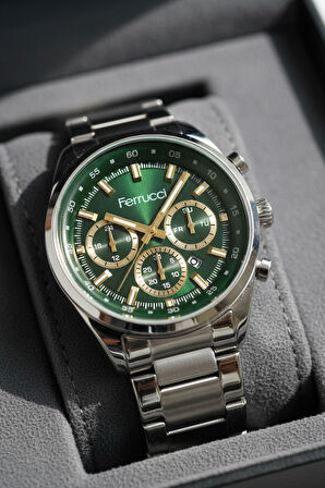 Ferrucci Gümüş Çelik Kordon Erkek Kol Saati L03616M.04 