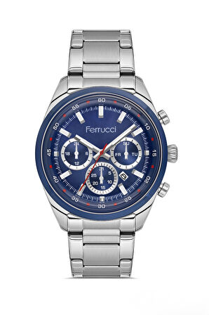 Ferrucci Gümüş Çelik Kordon Erkek Kol Saati L03616M.05 